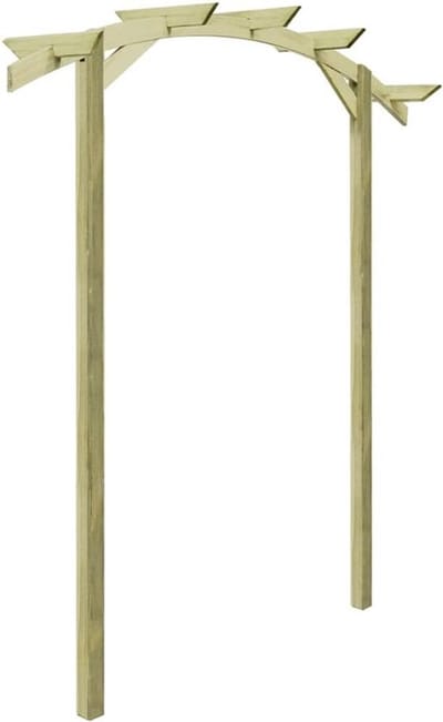 Thuys – Tuinscherm Hout – Tuinschutting – Schuttingpaneel – Omheining – Stijlvol Design – 197 x 28 x 8,5 cm – Groen