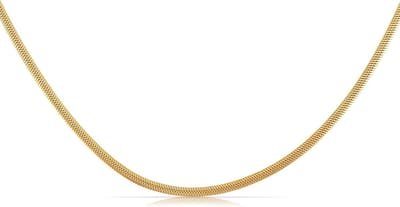 Brillenketting Unisex - Brillenkoord - Altijd Bij De Hand - Fijn Geweven Metaal - 70 cm - Goud of Zilver