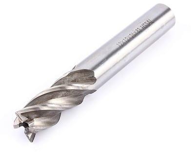 Allecto - 4 Fluit Frees - Cutter Tool - 12mm Formaat - Voor Frezen van Metaal - Geschikt voor Boormachine