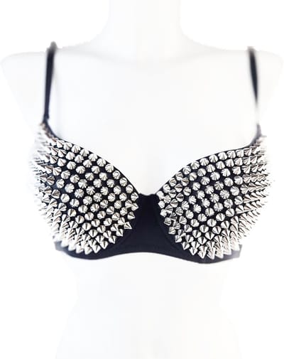 BamBella® - BDSM Beha met spikes - Goth Gothic - BH Erotische lingerie - Rollenspel - Thema - Club avond - Sexy