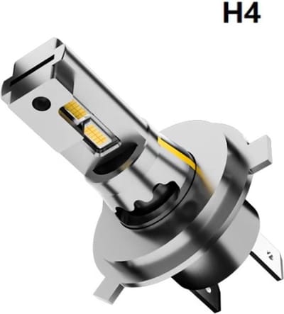 TLVX H4 Pro Line Perfect Fit LED lamp – 6000K Wit Licht (1 stuks), 7200 Lumen Hoge Lichtopbrengst – CANBUS – 55Watt vervanger - Auto - Scooter - Motor – Vespa – Vespa Sprint Dimlicht - Grootlicht – Bi-LED - Koplamp- Autolamp 12V-16V – 1 stuks