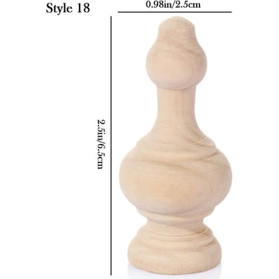 Europese Stijl Massief Hout Gesneden Meubelvoeten Kast Zitvoeten Vintage Woondecoratie Decoratie Accessoires