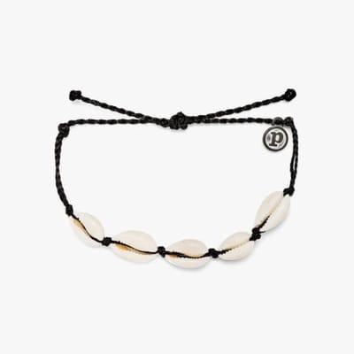 PURAVIDA Knotted Cowries Bracelet 5 Pk