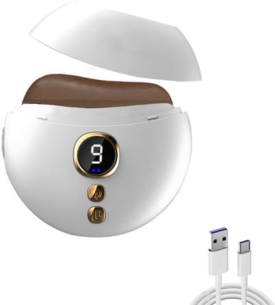 Ynkkvre - Elektrische Gua Sha gezichtsmassager, anti-rimpelmassage, 9 standen, gezichtsversteviging, liftend, dubbele kin, gezichtsverstevigingsapparaat met ledlicht