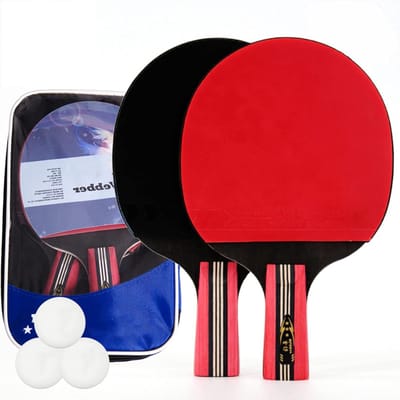 Tafeltennisrackets - Pingpong set - Familie activiteit - 3-sterren kwaliteit - 2 spelers - Niet gespecificeerd