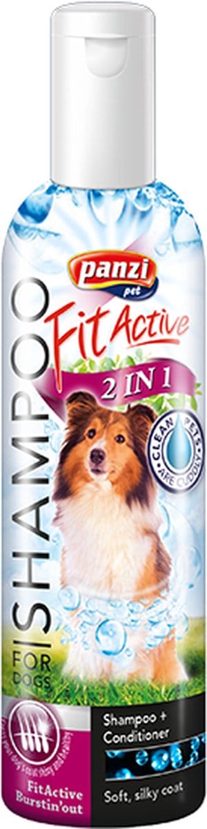 Panzi-Pet - Hondenshampoo - honden conditioner - shampoo + conditioner - 2 in 1 - 200ml