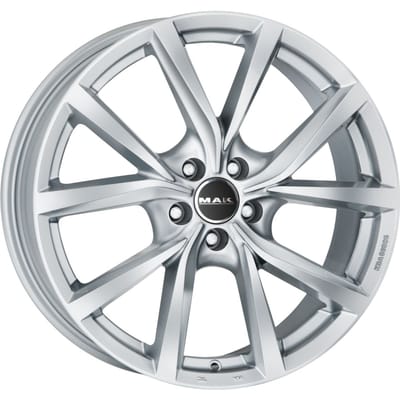 Aluminium velg 19 inch MAK Polaris 5x114,3 8J ET50, Kleur Zilver