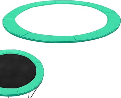 Trampoline Veer Cover - Randbescherming Veiligheid - Trampoline Onderhoud - Scheurbestendig UV-bestendig - 306 cm - Zwart
