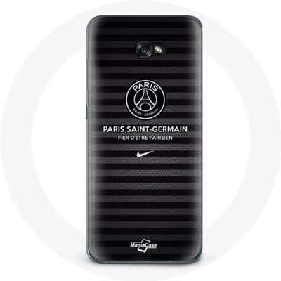 Hoesje - Paris Saint Germain - Galaxy A3 2017 - Zwart - Flexibel - Trots om Parijzenaar te zijn