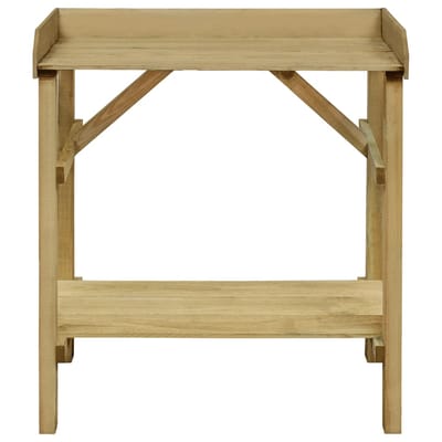 vidaXL - Oppottafel - 75x40x90 - cm - geïmpregneerd - grenenhout