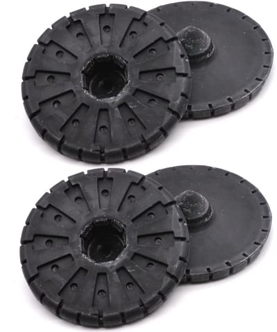 JHUBERS - Achter Schokdempers Veerplaat Houder - 4x set - Geschikt voor VW Passat B5 - Audi A6 - Skoda Superb - Versterkt de ophangingsprestaties -...
