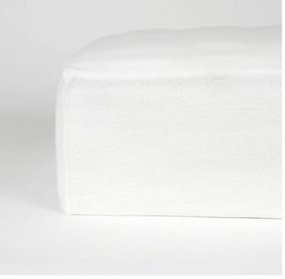 Molton Hoeslaken - Rondom Elastiek -2Persoons-160x220+30cm Hoekhoogte -Wit