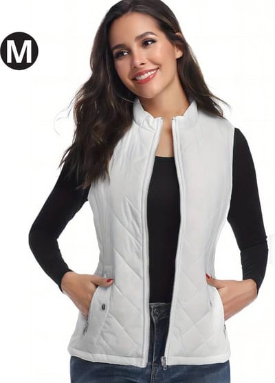 Bovista Bodywarmer - Waistcoat Met Ritssluiting - 4 Seizoenen - Outdoor - Voor Dames - Beige - Maat M