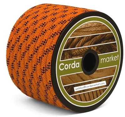 Neon Oranje 10mm Touw 25m voor Volwassenen