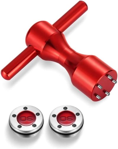 Golf Putter Gewichten - Putter Accessoires - Golfspel Verbeteren - Verschillende Materiaal Opties - 2 stuks 5-45g - Rood