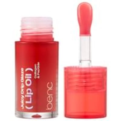 ongredients - BENC Juicy Drip Glaze Lip Oil - 10 Colors #02 Lively Pink