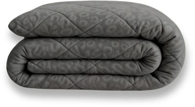 Y-NOT - Velvet Dekbed Zonder Overtrek 200x200 - Panther Skin - Zomerdekbed - Zacht & Wasbaar - Antraciet