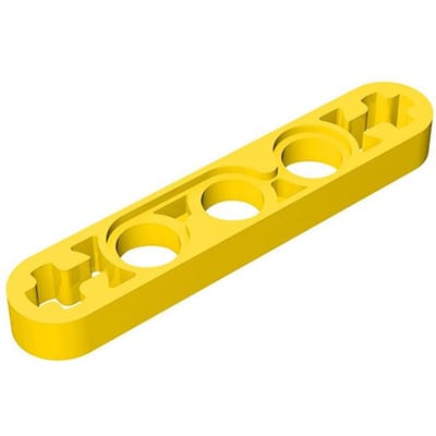 10 stuks 11478 Hefarm Dun 1x5 Asgaten Bouwsteen Speelgoed Compatibel Leren-Gericht Creatieve Dimensie Cadeau DOE-HET-ZELF MOC 10pcs geel