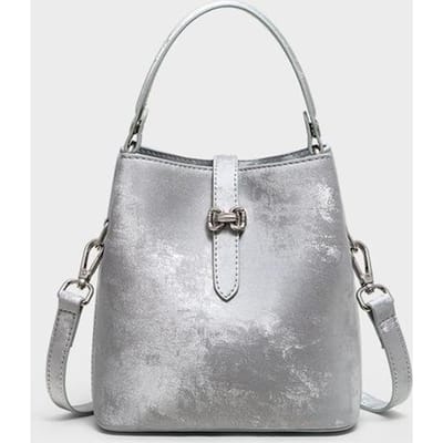 Emmer Lente en Zomer Crossbody Tas Leren Handtas met Eén Schouder Moedertas voor Vrouwen gray