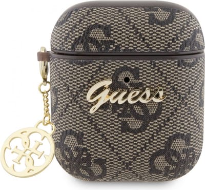 GUESS funda CHARM PU 4G Airpods 1/2 MARRON