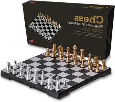 Magnetische schaakset - Dammen Backgammon - Reizen Spelen - Opvouwbaar Draagbaar - 165 x 165 cm - Niet gespecificeerd