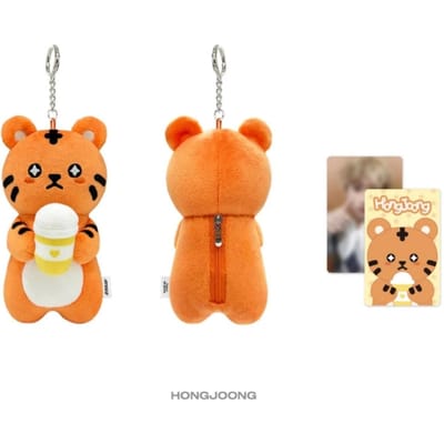 ATEEZ – [2026 WERELDTOUR IN JE FANTASIE] Officiële MD BEKERHOESJE SLEUTELHANGER HONGJOONG