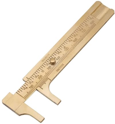 Dailygoody - Digitale Caliper - Precisie Meetinstrument - 120mm - Dubbele Schaal - Nauwkeurige Metingen - Geschikt voor Professioneel Gebruik - Zwart
