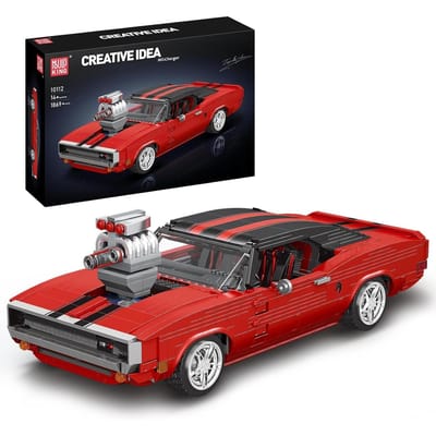 Mould King 10112 Technische Auto Bouwsteen De Rode Lader Sport Raceauto Model Montagesteen Speelgoed Kinderen Kerstcadeau 10112