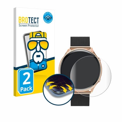 BROTECT - Screenprotector voor Aimiuvei G37 1.39" - Folie Beschermfolie transparant volledig dekking - 2 Stuks