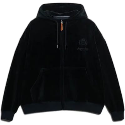 Superdry - Country Club Velour Zip Hoodie - Dames - Hoodies