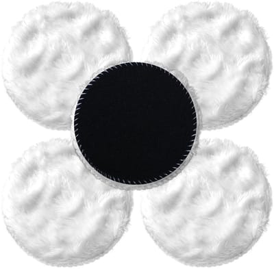 5 Stuks Polijstschijven 150mm voor Boormachine en Dual Action Polijstmachine | Zachte Buffing Pads voor Auto, Meubels en Schuren