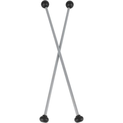 2 stuks Timpani Stok Silicoon Plastic Multifunctioneel Marimba Tongdrum Stok Timpani Stok gray
