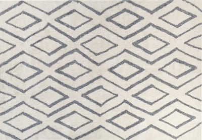 MENDERES - Vloerkleed - Lichtblauw - 160 x 230 cm - Katoen