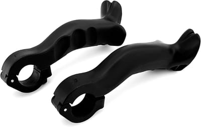 Fiets Stuureinden - Verstelbare Stuurgrepen - Comfortabel Fietsen - Vergroot Gripgebied - 22.2 mm - Zwart