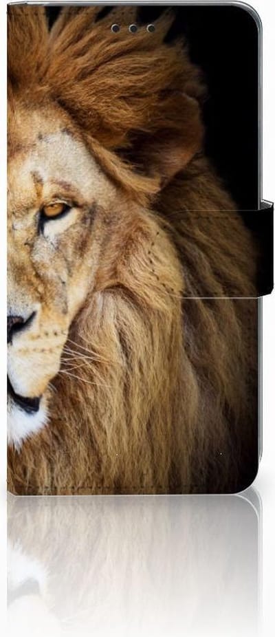 Samsung Galaxy S10 Telefoonhoesje met Pasjes Leeuw