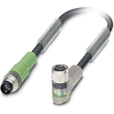 Phoenix Contact 1693348 Sensor/actuator connector, geassembleerd M8 Aantal polen (sensoren): 3 Stekker, recht, Bus, recht 1.00 m 1 stuk(s)