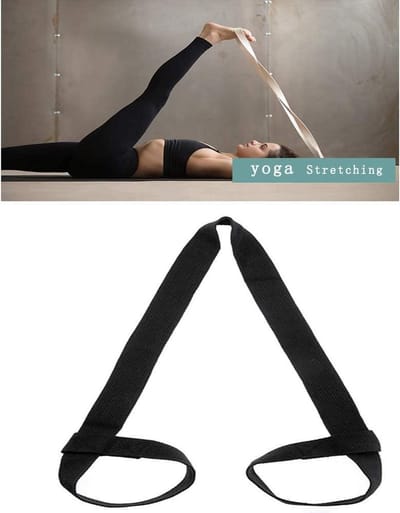 Riem voor yogamat - Draagriem - Alle Maten - Hengsel voor yogamat - Zwart