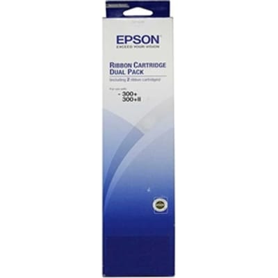 Epson S015613 inktlint zwart 2 stuks (origineel)