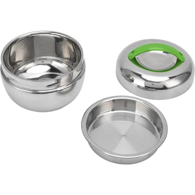 Contenant à déjeuner thermique en acier inoxydable de 800 ml Boîte à lunch isotherme à large ouverture pour étudiants employés de bureau L gray