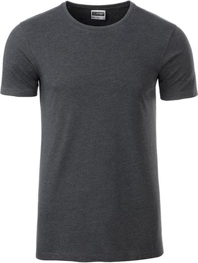 James and Nicholson - Heren Standaard T-Shirt (Grijs)