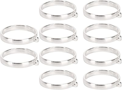 Ronde open achterkant bezel holle frame hangers voor DIY sieraden, handwerk en ambachtelijke benodigdheden - 10 stuks