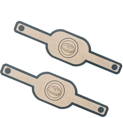 Unyqoos® Set van twee hittebestendige siliconen broodbakmatten met lange handgrepen