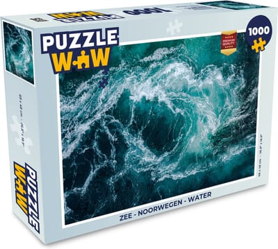 Puzzel Zee - Noorwegen - Water - Legpuzzel - Puzzel 1000 stukjes volwassenen