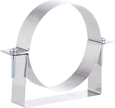 Muurbeugel rvs Ø120mm.