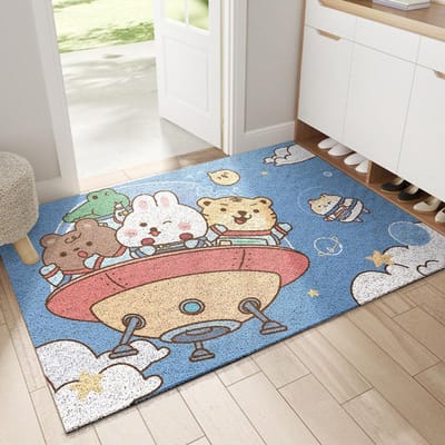 Europese Huishoudelijke Veranda Modder Schrapen Antislip Entree Mat Deur Slijtvaste Stofmat Voetmat Deurmat 45*75cm