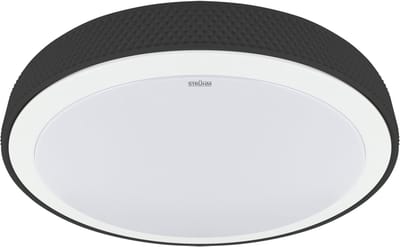 RATAN - Led plafondlamp -Keuken/Woonkamer/Slaapkamer - Rond - 24w - 3 CCT - warm wit / daglicht/ koud wit - 2900 Lumen - IP20 - Zwart