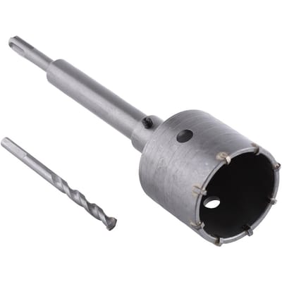 65mm Beton Boor Muur Gatenzaag Cutter Set Baksteen Cement Steen 200mm Schacht Met Sleutel