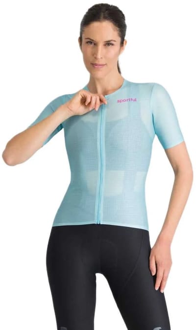 Sportful Light 2 Korte Mouw Wielertrui Blauw S Vrouw