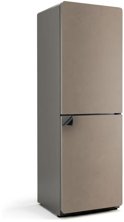 Wallfluent Magnetische Koelkastmat - Bruin Koelkast Magneet Sticker - 60 cm x 180 cm - Bruin Magnetische Koelkastmat - Decoratieve Koelkastfolie - Koelkastfront Decoratie Magneet - Stijlvolle Koelkastfolie