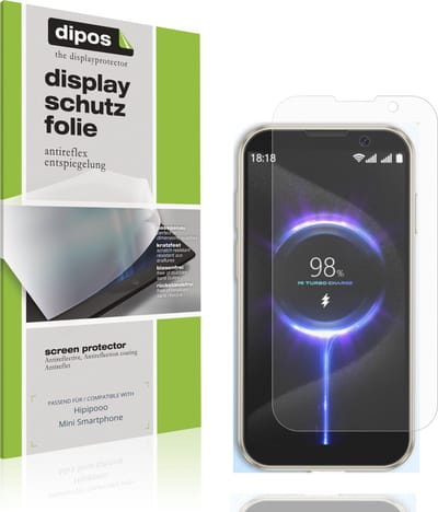 dipos – 4x Matte Beschermfolie geschikt voor Hipipooo Mini Smartphone | Krasbestendige & antireflecterende Screenprotector Ultra-Thin